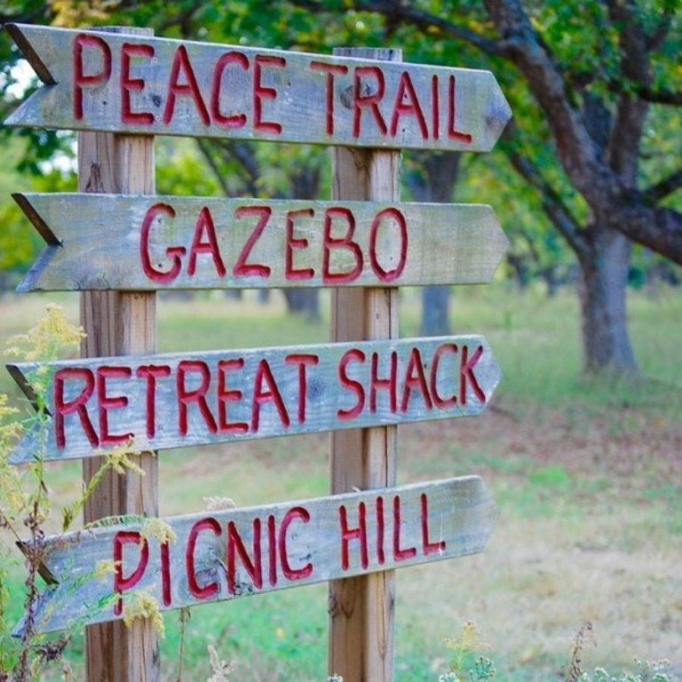 Peace Trail Sign