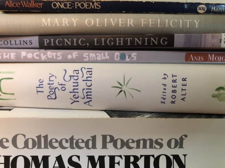 Stack of Poetry Books